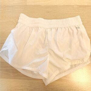DSG White Elastic Waist Shorts